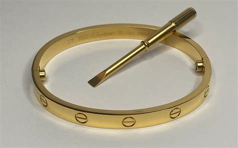 cartier gold bangle dupe|cartier dupe bracelet etsy.